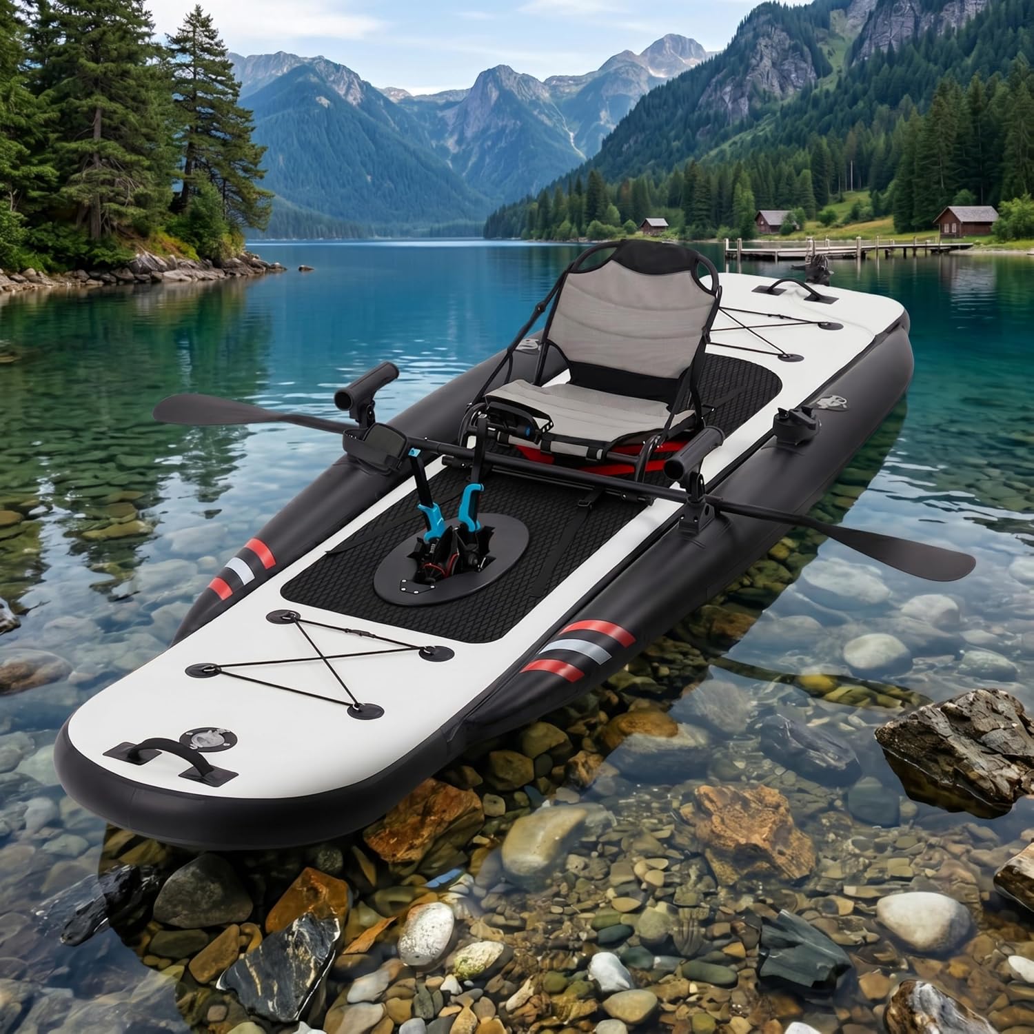 Fishing Kayak Seat - Kayak Inflable de Pesca de PVC