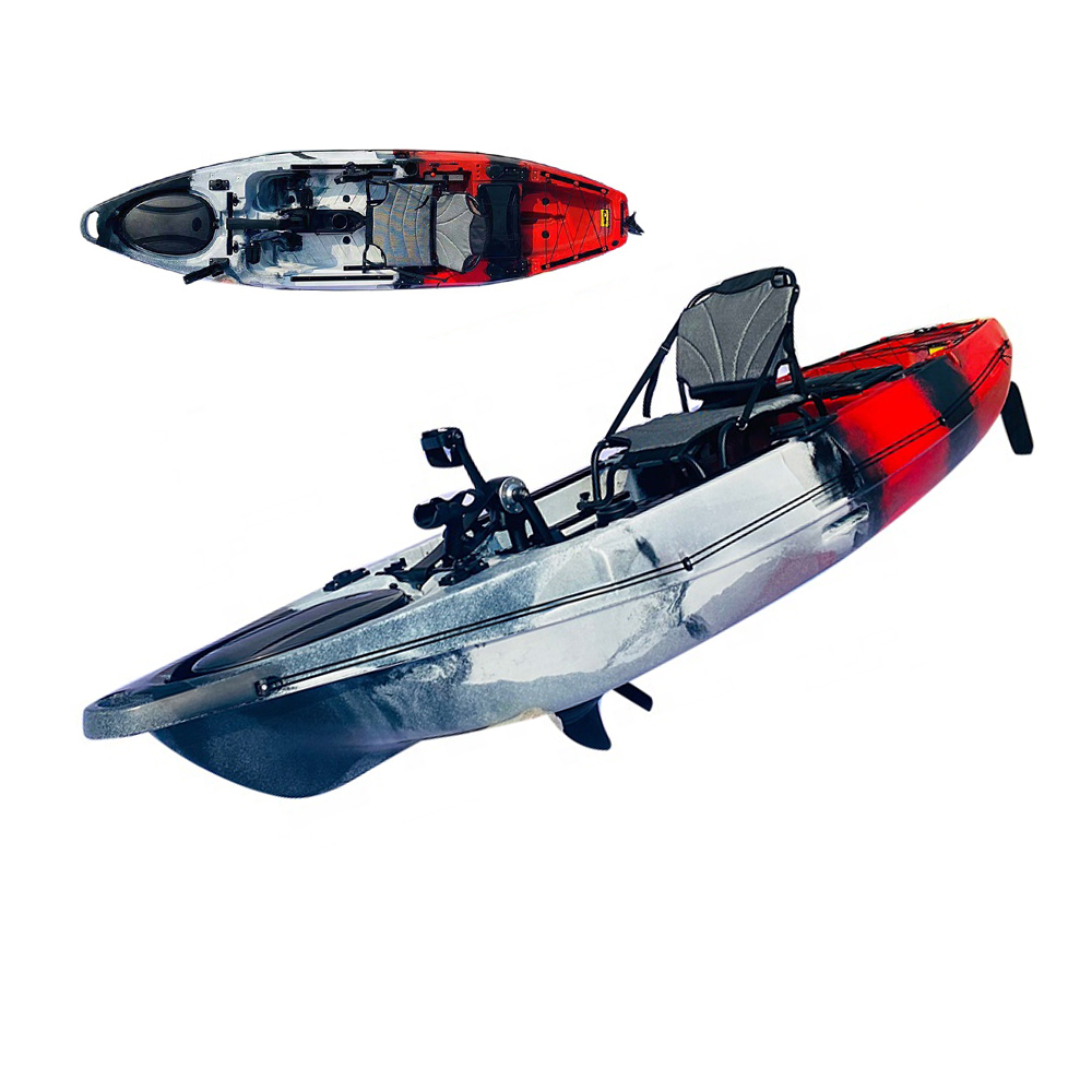 Fishing Kayak Pedal Drive - Kayak de Mar de 12 pies