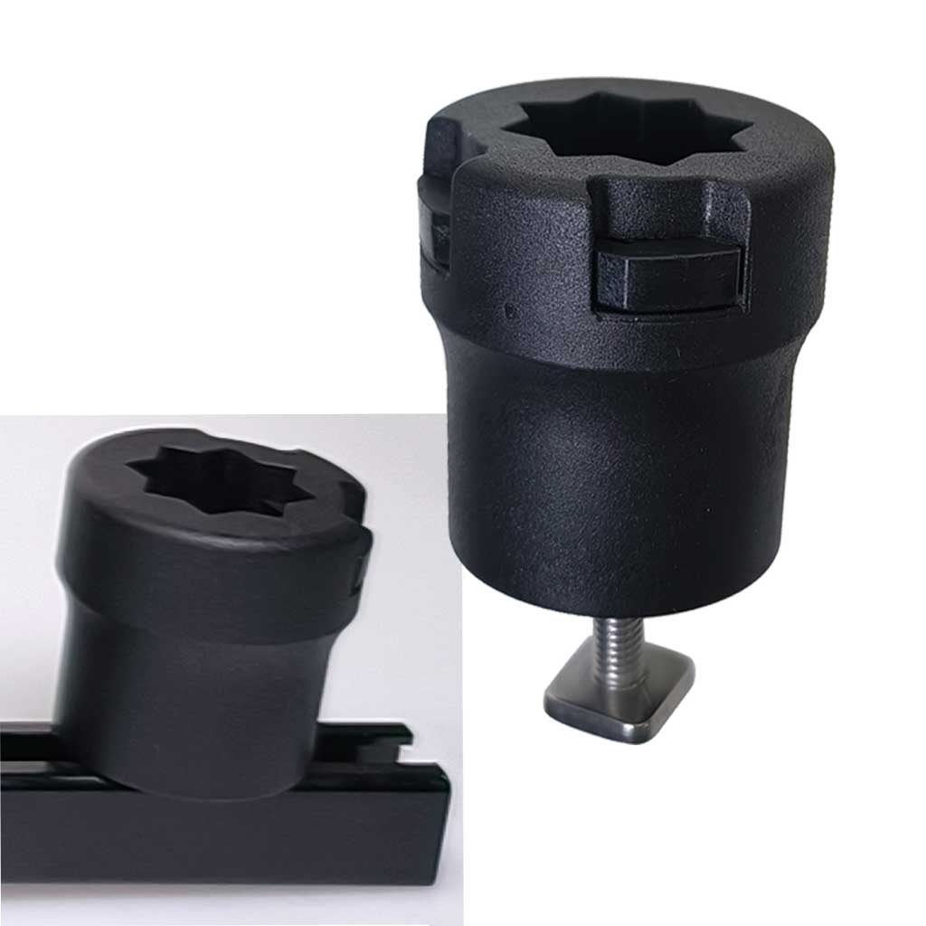Fishing Kayak Fish Finder Mount - 1 Pieza Adaptador de Riel Deslizante