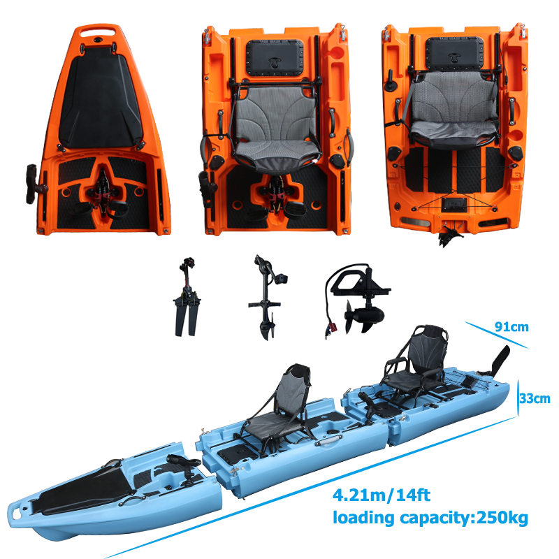 Fishing Kayak Seat - Kayak Desmontable de 14 Pies para