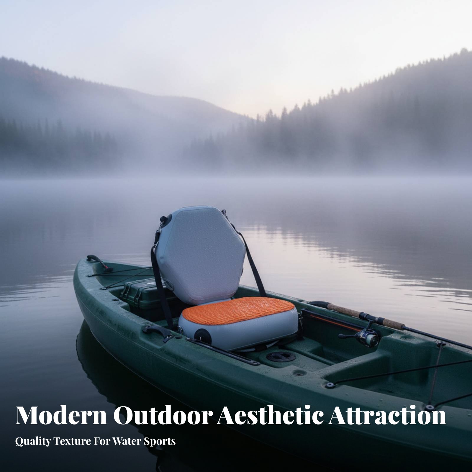 Fishing Kayak Seat - Asiento inflable para kayak, resistente al
