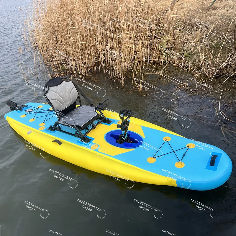 Fishing Kayak Inflatable - Kayak Inflable con Pedales y Logotipo