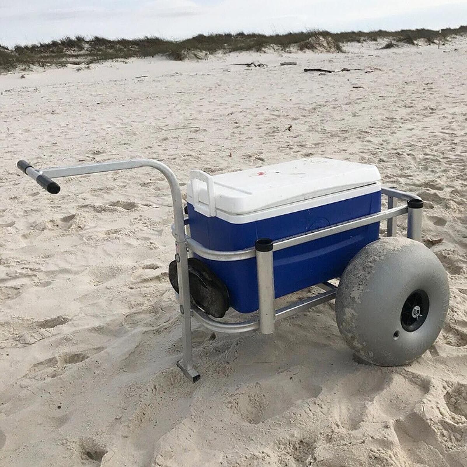 Ruedas de globo de 16 pulgadas - Fishing Kayak Cart reseña y precio