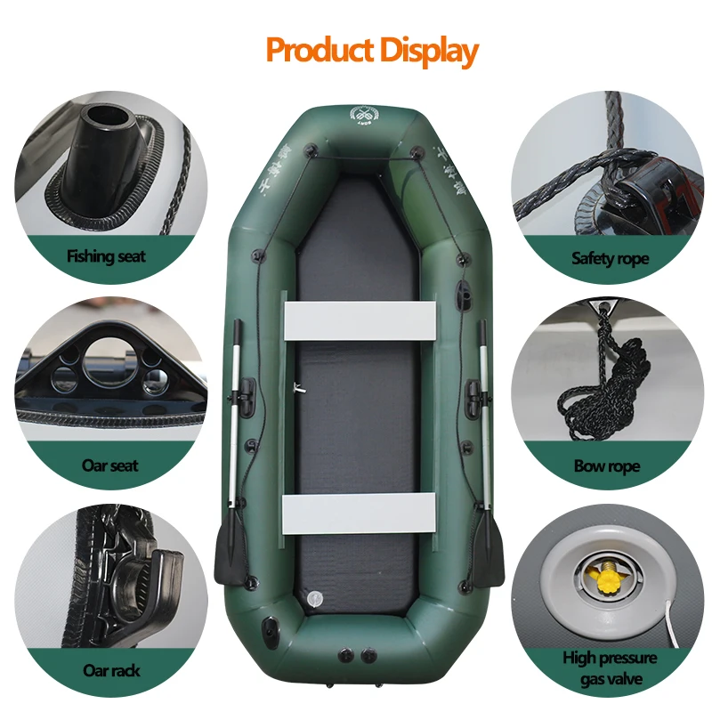 Bote inflable de PVC con cubie - Fishing Kayak Sit On Top reseña y precio