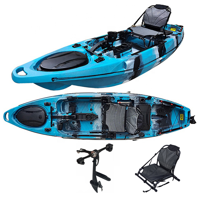 Kayak de Pesca Individual Moto - Fishing Kayak Trolling Motor reseña y precio