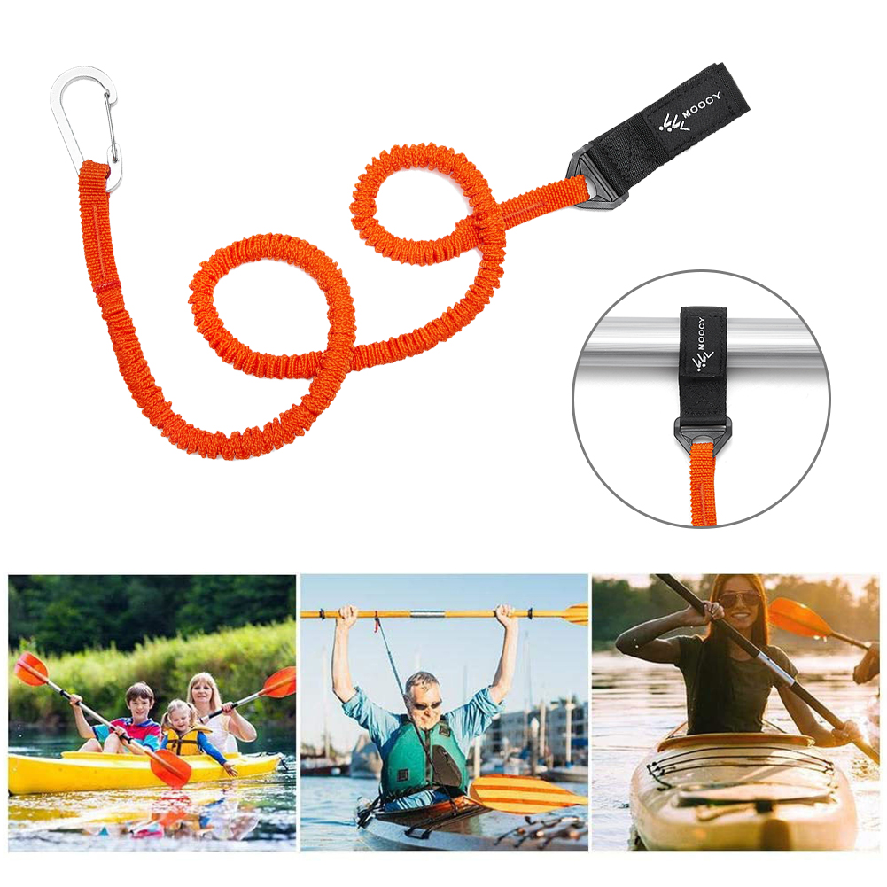 Correa elástica para remo de c - Fishing Kayak Paddle Leash reseña y precio