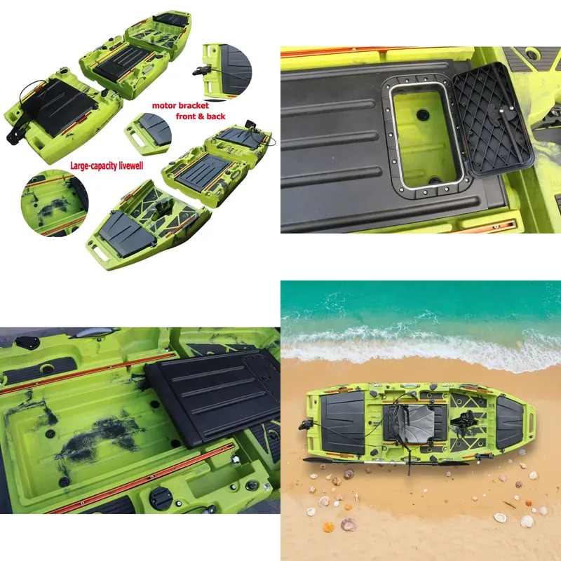 Kayak de 10 pies con propulsió - Fishing Kayak Pedal Drive reseña y precio