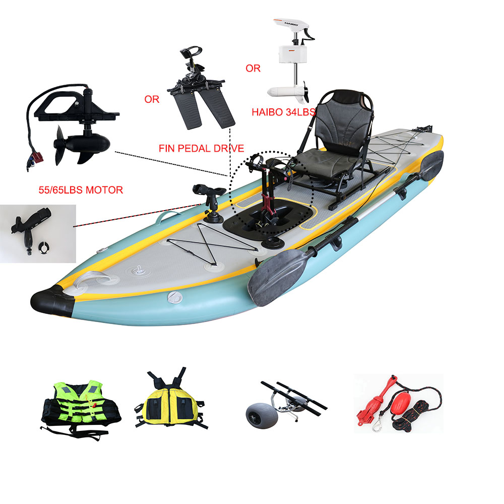 Kayak de pesca inflable plegab - Fishing Kayak Sit On Top reseña y precio