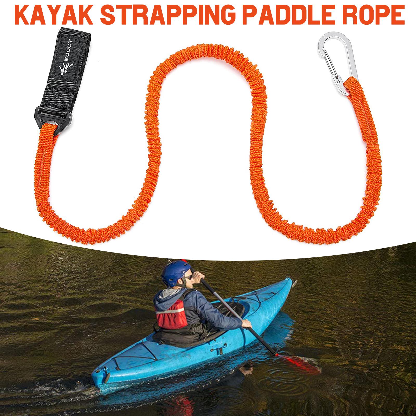 Correa de remo de Kayak elásti - Fishing Kayak Paddle Leash reseña y precio