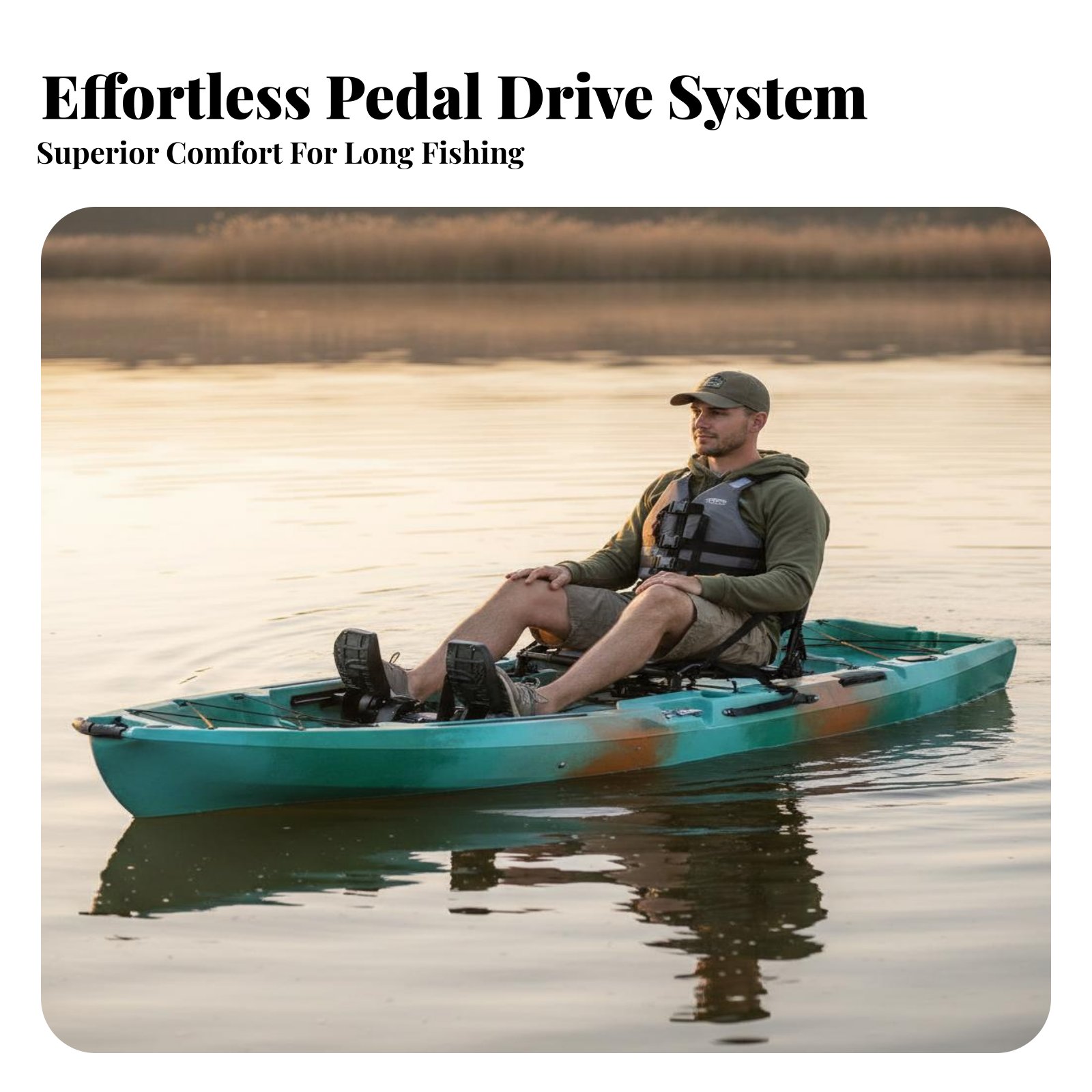 Bote de Pesca con Pedales, Kay - Fishing Kayak Pedal Drive reseña y precio