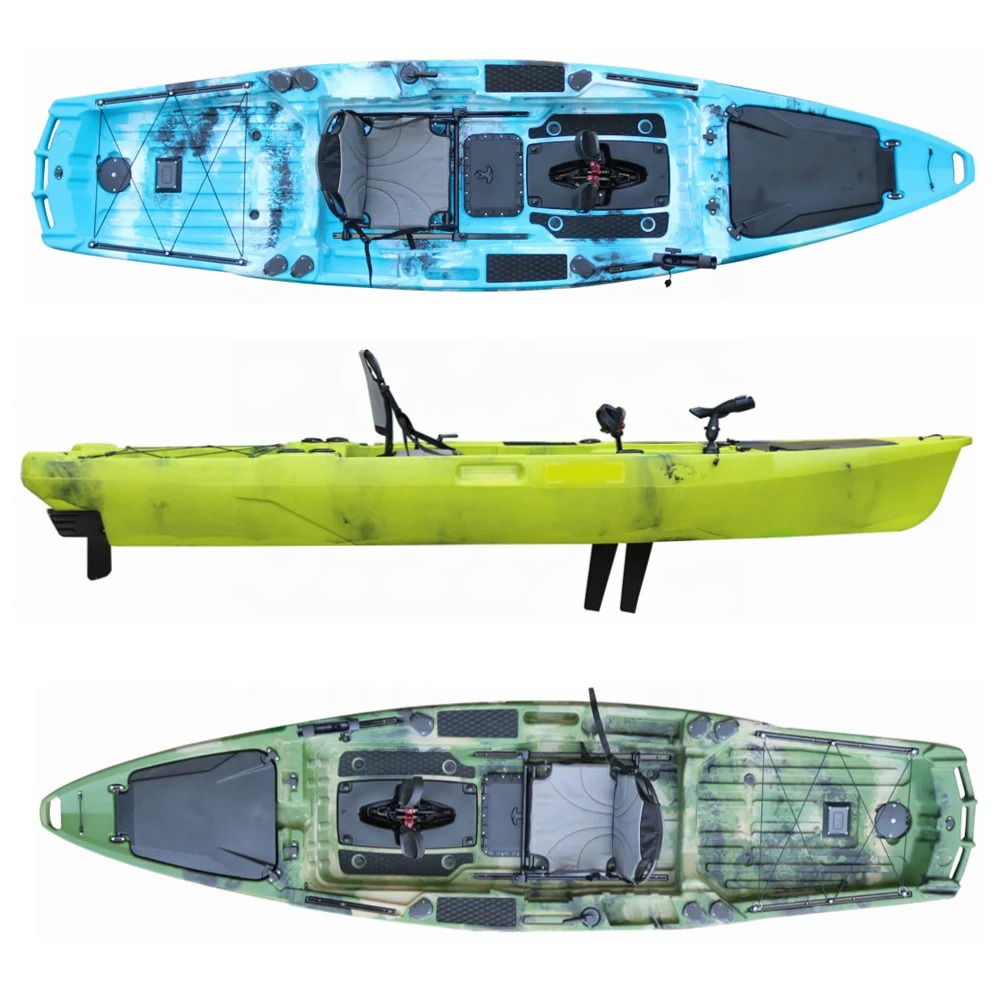 Kayak a Pedal de 13 Pies con P - Fishing Kayak Trolling Motor reseña y precio