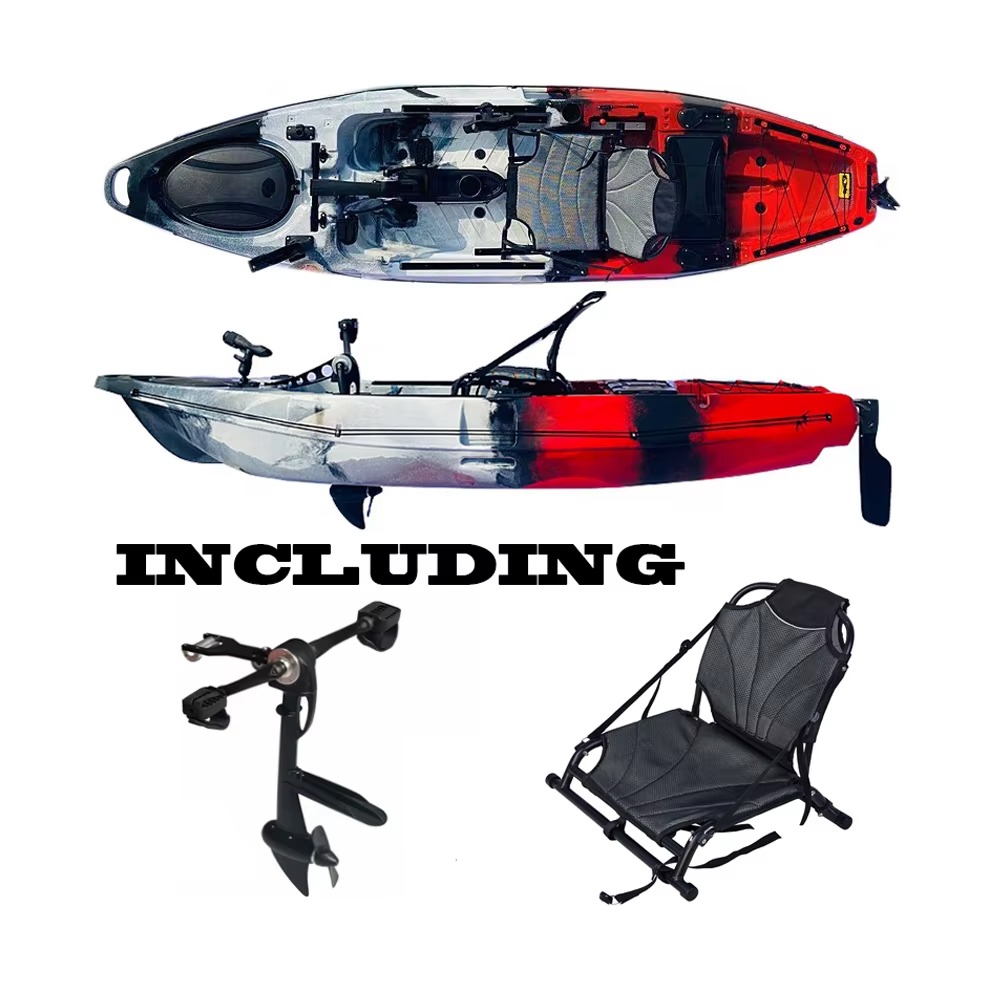 Kayak de Pesca de Plástico OEM - Fishing Kayak Pedal Drive reseña y precio