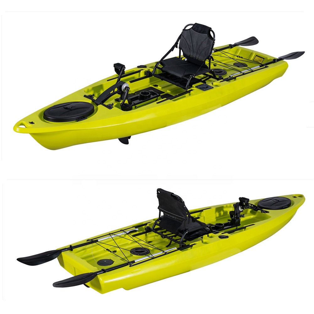Mejor barco de pesca 2024 nuev - Fishing Kayak Pedal Drive reseña y precio
