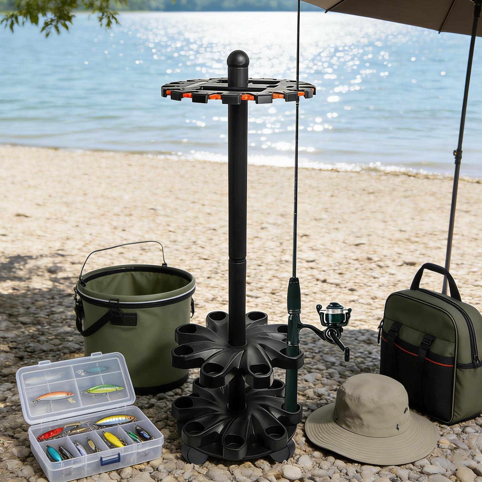 Soporte Vertical para Cañas de - Fishing Kayak Rod Holder reseña y precio