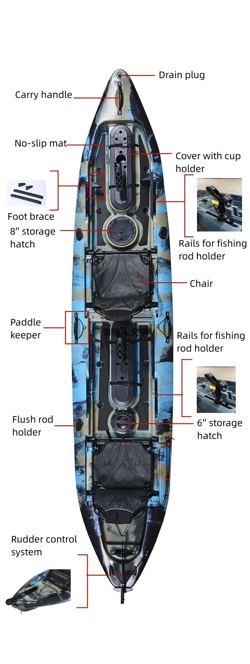Venta al por mayor de Kayak de - Fishing Kayak Paddle reseña y precio