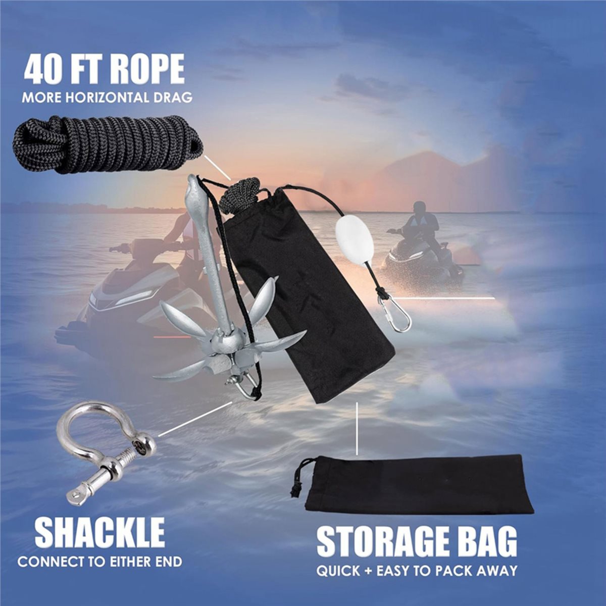 Gran Descuento en Ancla para K - Fishing Kayak Anchor reseña y precio