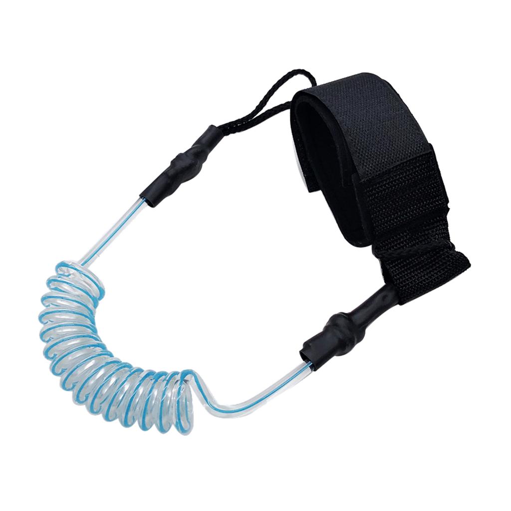 Correa de surf en espiral de 4 - Fishing Kayak Paddle Leash reseña y precio