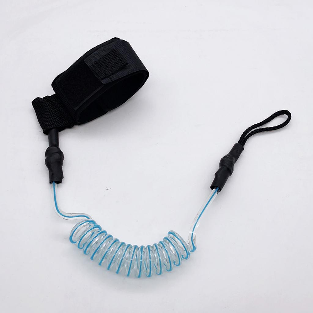 Correa de surf en espiral de 4 - Fishing Kayak Paddle Leash reseña y precio