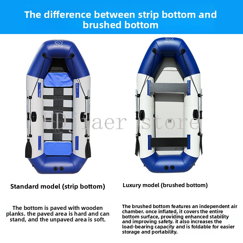 Bote Inflable con Fondo Rígido - Fishing Kayak Inflatable reseña y precio